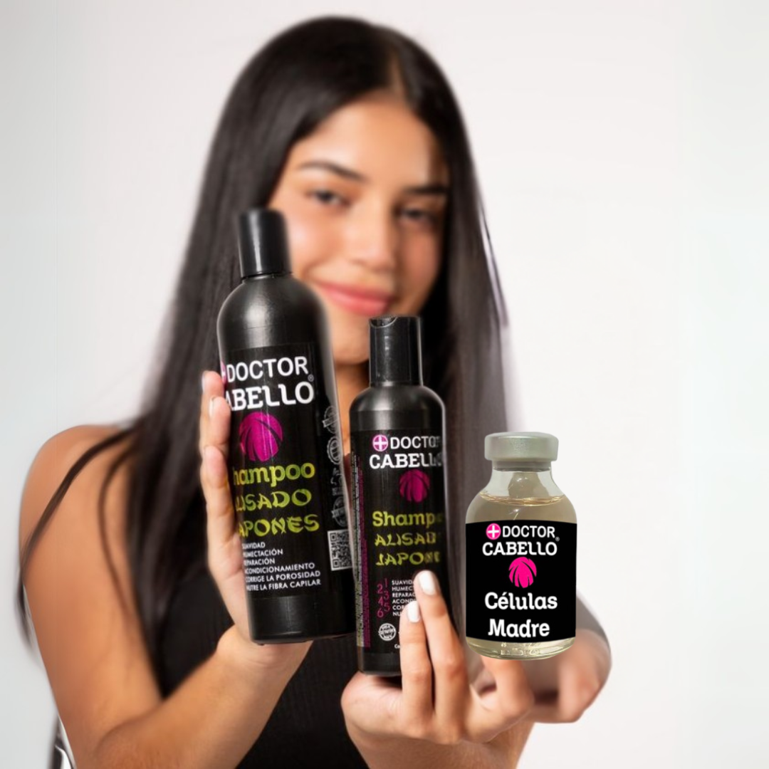 Alisado Japones Dr Cabello™ 250 ML + Ampolla Células madres